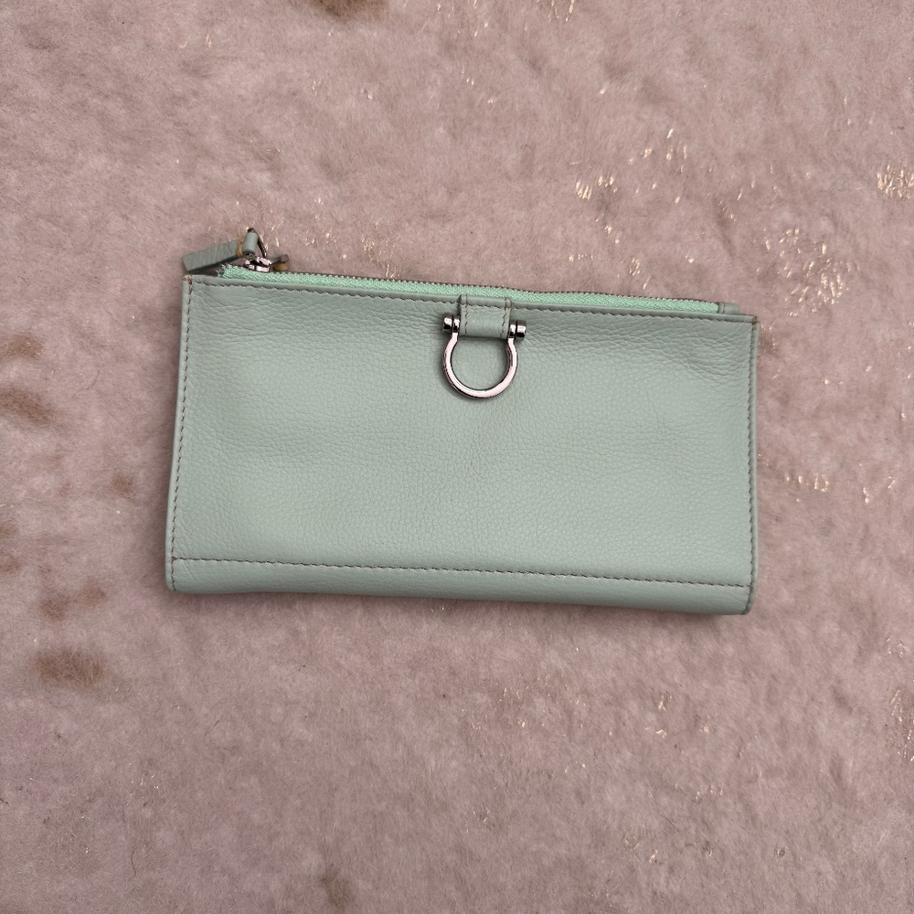 Sapahn PARKER DELUXE WRISTLET in Mint Oil Leather